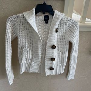 Gap kids cable knit cardigan sweater